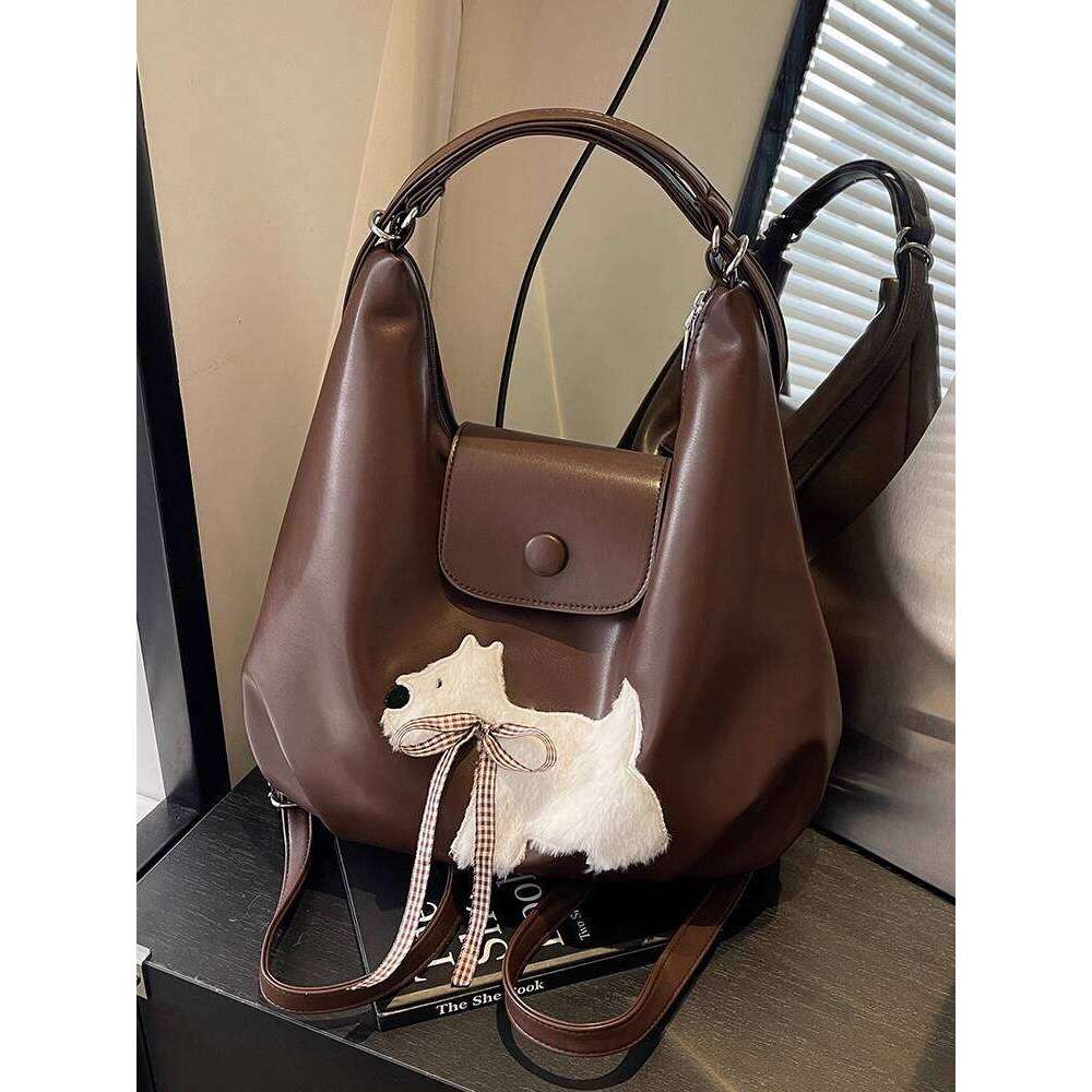 Cute Girl Large Capacity Tote 2025 Autumn Winter New Fashion Versatile NEW free shipping Shoulder Niche High-end Women's Bag