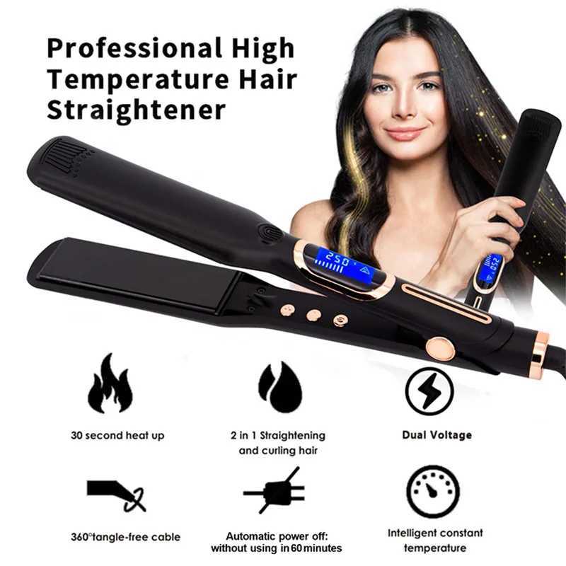 Hair Straightener Curler Professional High Temperature Fast Heating 450 / 480 Keratin Treatment Hair Flat Iron Dual Voltage W250814