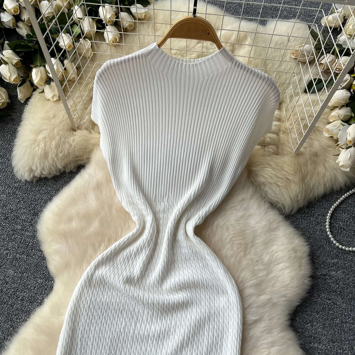 Long Dress Women Dresses Slim Fit Single Breasted Vestidos V Neck Short Sleeve Elegant Denim Splice Y2k High Waist Summer 2025 250813