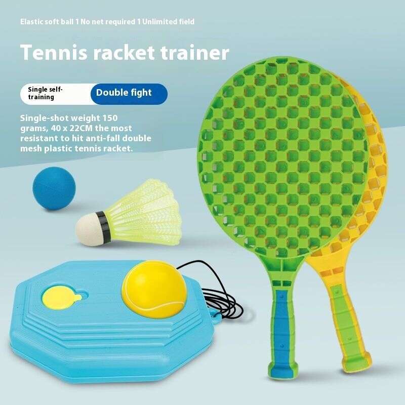 Tennis Racket For Children Single And Double Badminton Training Device With String Sports Ball Outdoor Activities