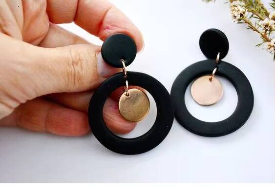 High Polished Shiny Handmade Colorful Resin fashion Earrings for Indian Pearl Women