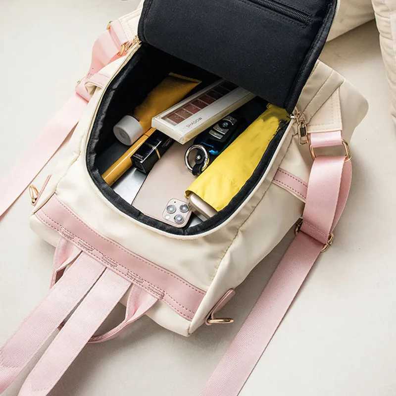 2024 New Backpack Oxford Female Student Schoolbag Korean Version Large-capacity Backpack Outdoor Travel Anti-theft Backpack XJ250814