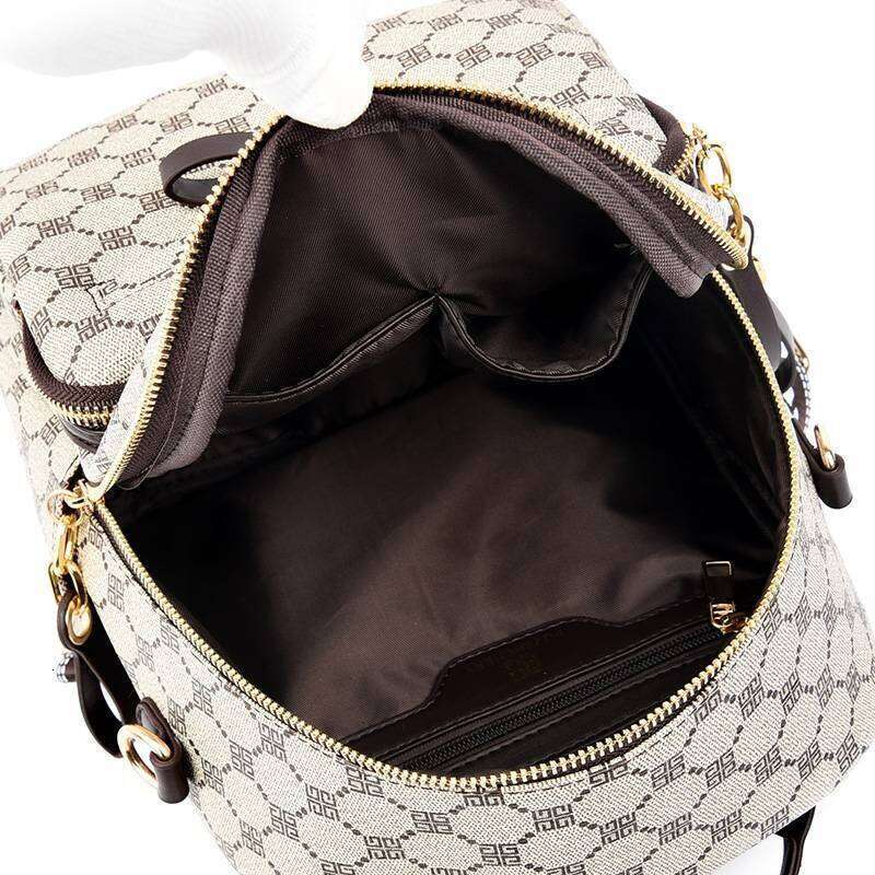 Women's new taste zipper large capacity to go out practical convenient simple atmosphere trend all fashion travel backpack