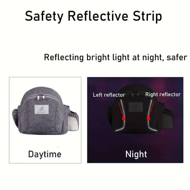 Baby Adjustable Waistband Ergonomic Lightweight Collapsable Hipseat Carrier Portable Pocket