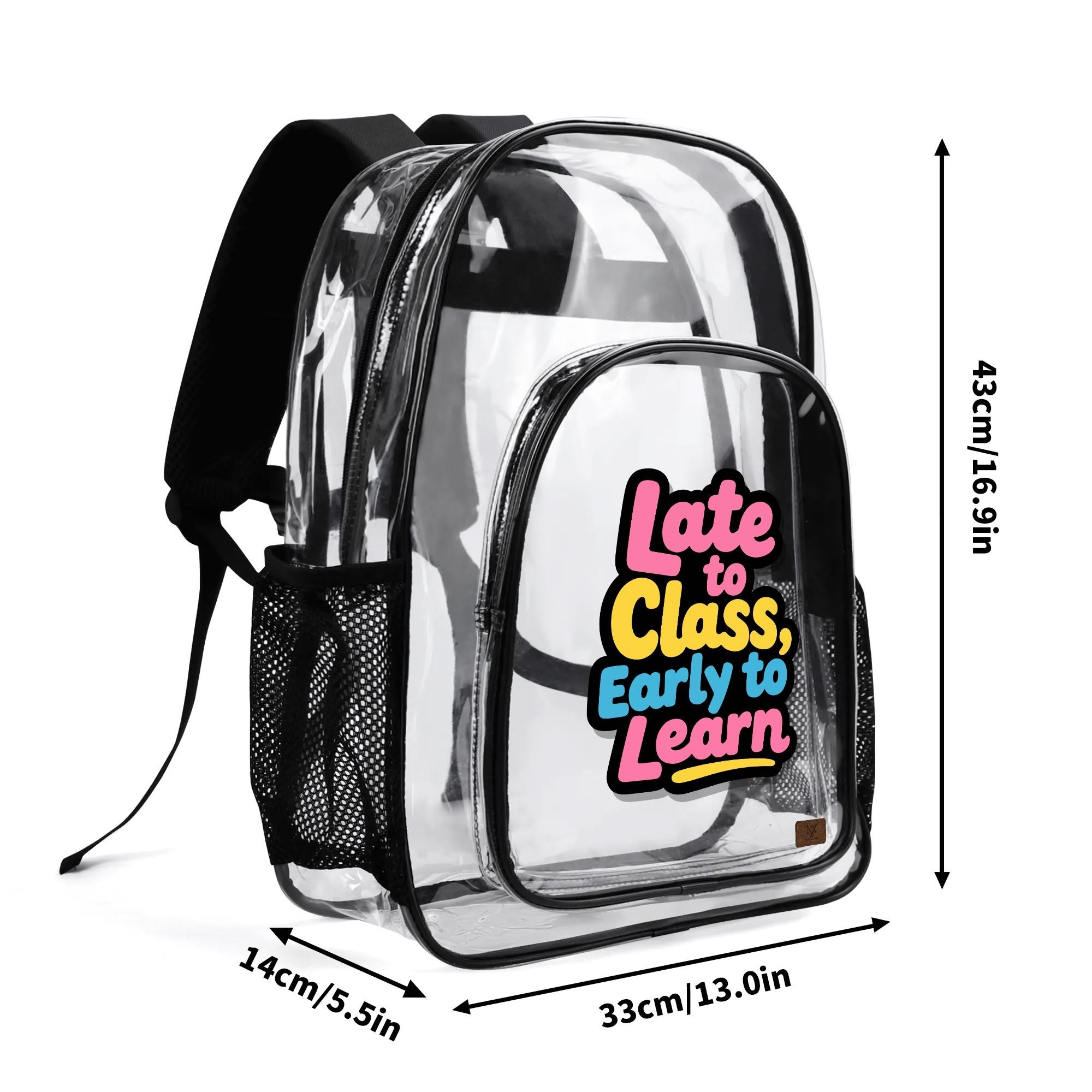 NXY high quality transparent backpack designers bags men luxury bag Pvc backpacks designer book bags mens fashion all-match Large capacity school bag 