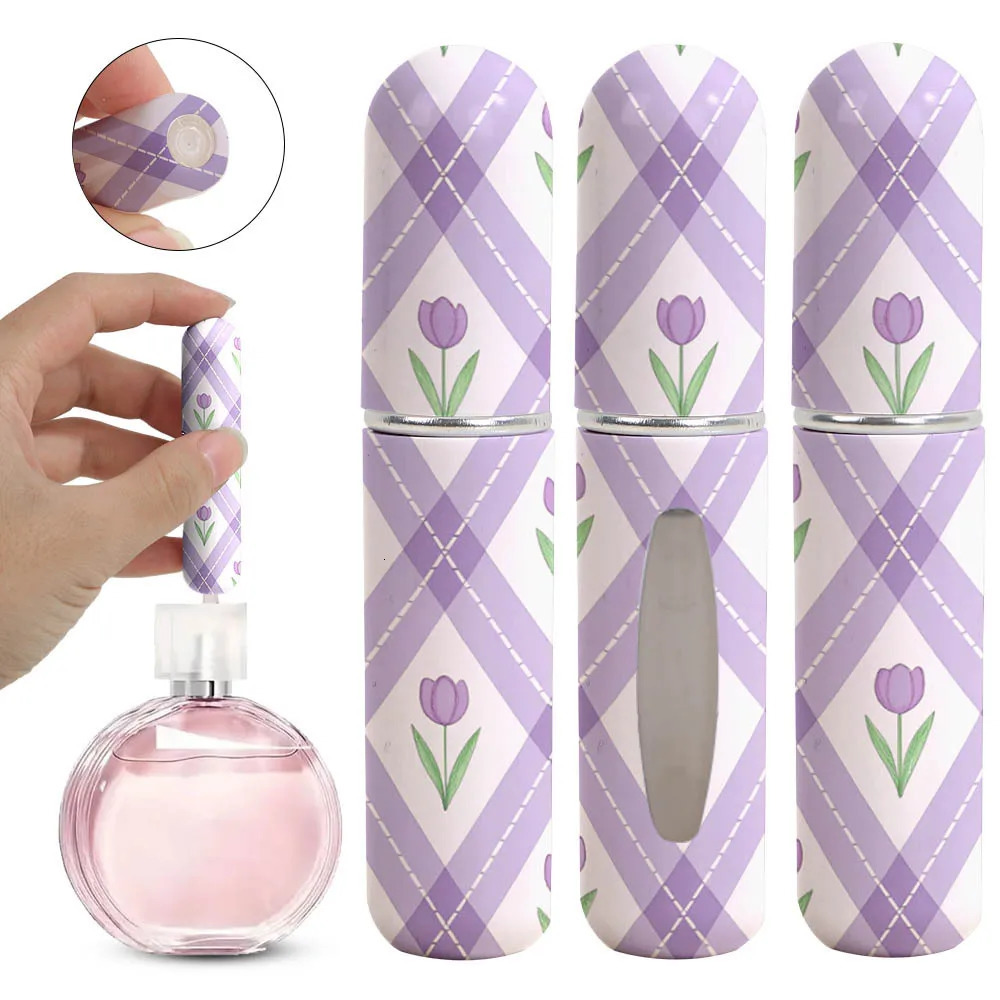 Gifts 5ml Mini Perfume Bottle Refillable Empty Cosmetic Containers Portable Spray Atomizer Bottle 250813