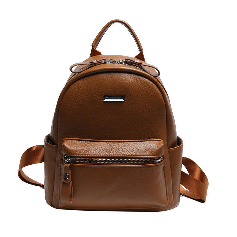 Fashion Versatile Small 2025 New Women's Bags Designer Women Double Shoulder Bag Trendy PU Soft Leather Commuting Tote Travel Backpack for