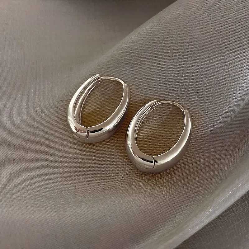925 Sterling Silver Hoop Earrings Simple Temperament Exquisite Hot Sexy Jewelry Gift XJ250814