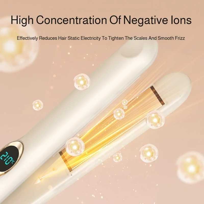 Womens Curling Iron Splint Straight Board Dual-purpose Comb Does Not Hurt Hair Anion Power Splints W250814