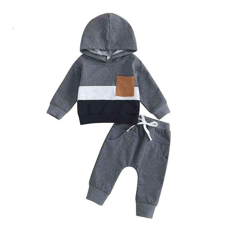 Kupretty Toddler Baby Boy Winter Outfit Clothes Hoodie Sweatshirt Tops and Pants 3 6 9 12 18 24 Months Fall Outfits Set 250813