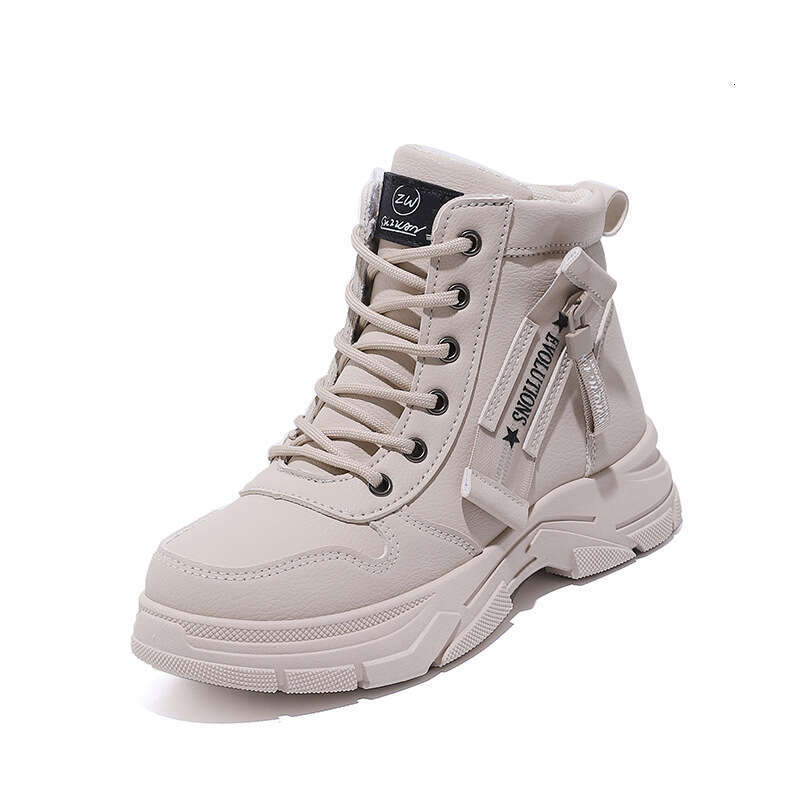 Martin Boots Women, Autumn and Winter New Short Boots, 2025 Sports Casual Thick-Soled Non-Slip High-Top Sneakers for Women L951-1