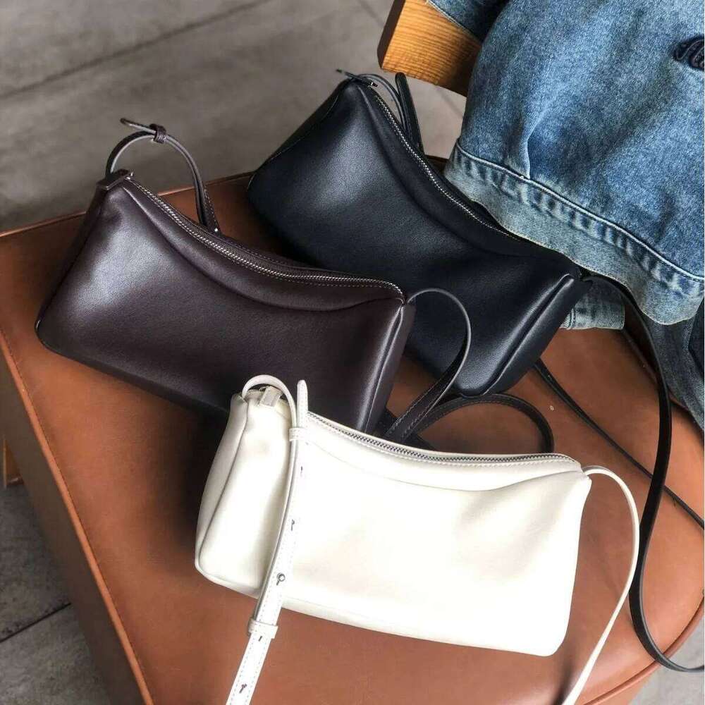 Women's Genuine Leather Single-Shoulder Phone Bag, Lightweight Crossbody Tote Bag Commuting, Perfect for Work & Shopping