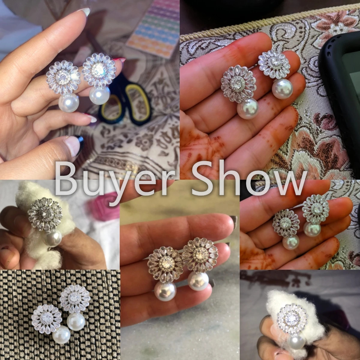 Huitan Romantic Women Stud Earrings Pearl Delicate Female Earring for Party Gift Top Quality Jewelry Drop 250812