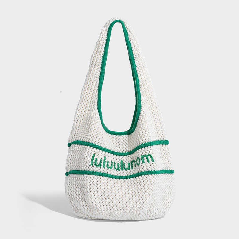 Women's designer woven bag for spring and summer 2025 new single shoulder tote bags fashionable and casual dopamine