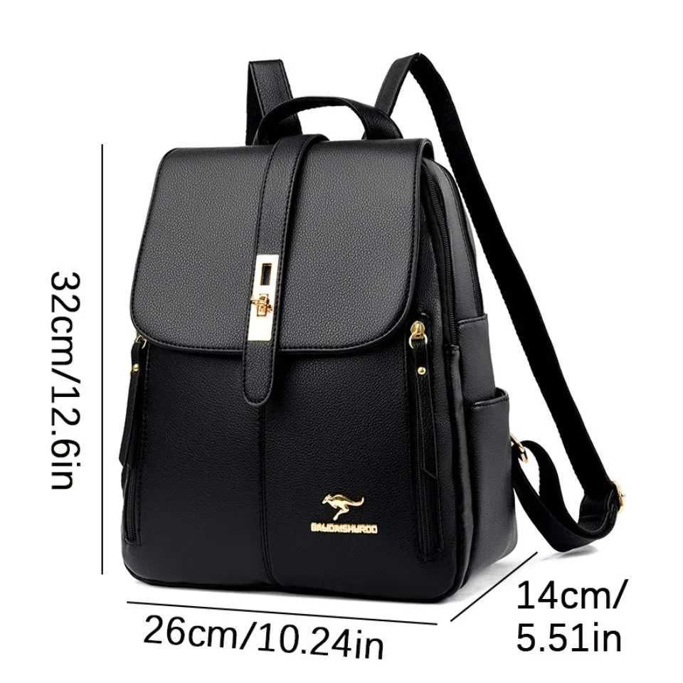Women Large Capacity Backpack High Quality Leather Vintage Bags for Women School Bags Travel Backpack Ladies Bookbag Knapsack XJ250814