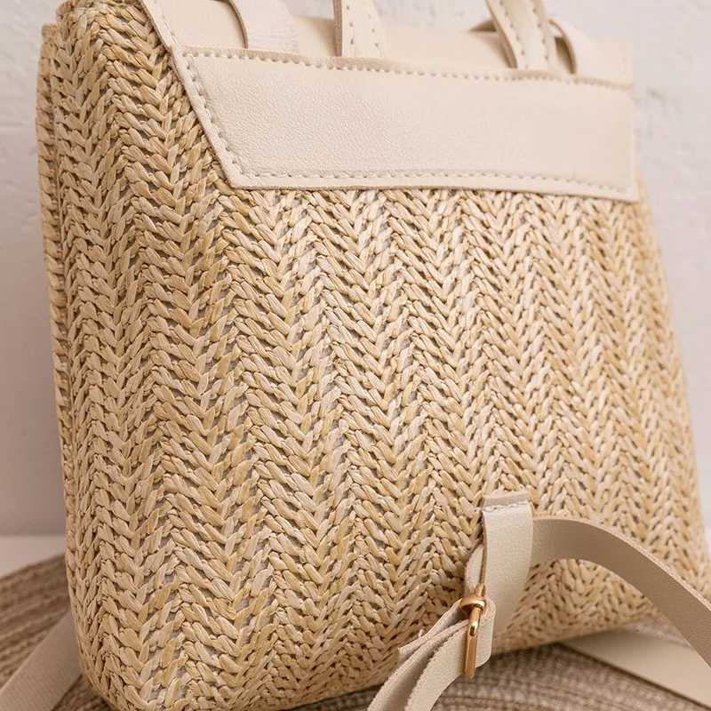 Wholesale Handbags Trendy Lady Backpack Woven Stitching Shoulder Bag Foreign Trade Cross-Border Backpack Women XJ250814