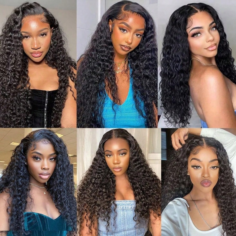 40 42 Inch 13x4 13x6 Hd Black Lace Frontal Wigs Loose Deep Wave Wig Ready To Wear Curly Wave Lace Front Wig Synthetic For Women