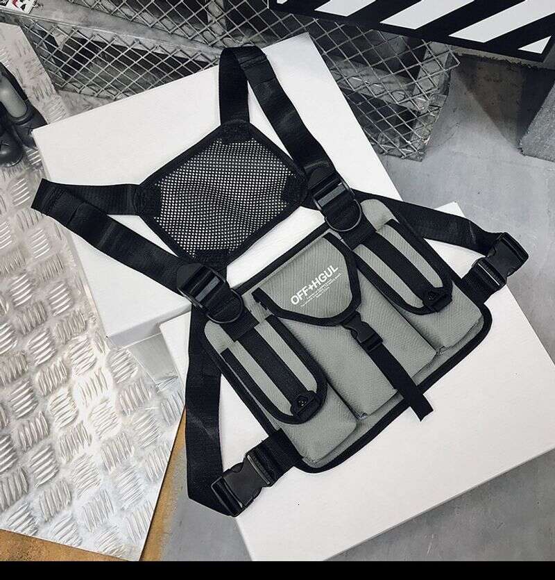 2022 New Functional Tactical Fashion Trendy Brand Vest Backpack Workwear Chest Bag