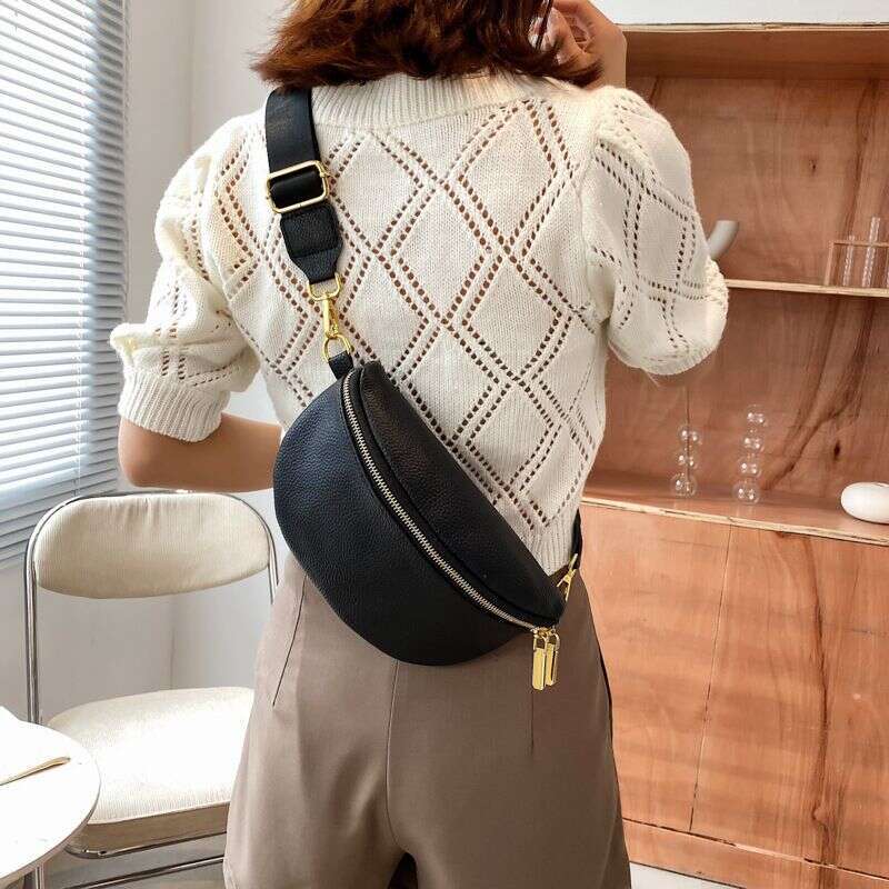 Fashionable Waist Trendy Spring and Autumn 2024 New Chest Bag for Women Design Sense Versatile Crossbody