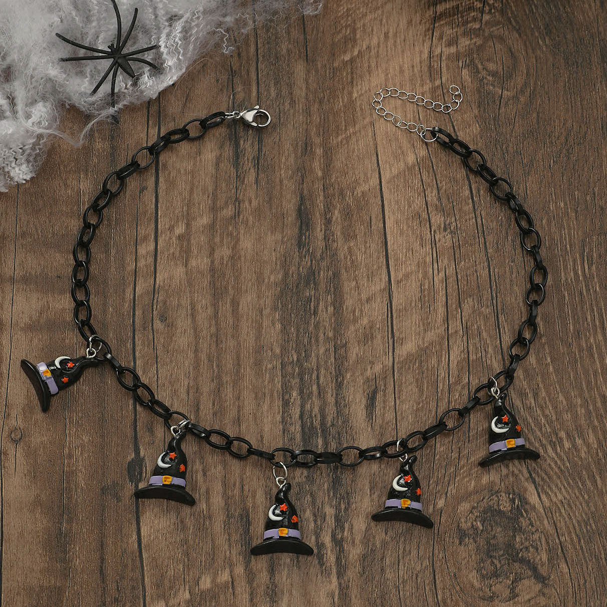 Quirky and Fun Necklace Halloween Creative Pumpkin Ghost Pendant Collarbone Chain
