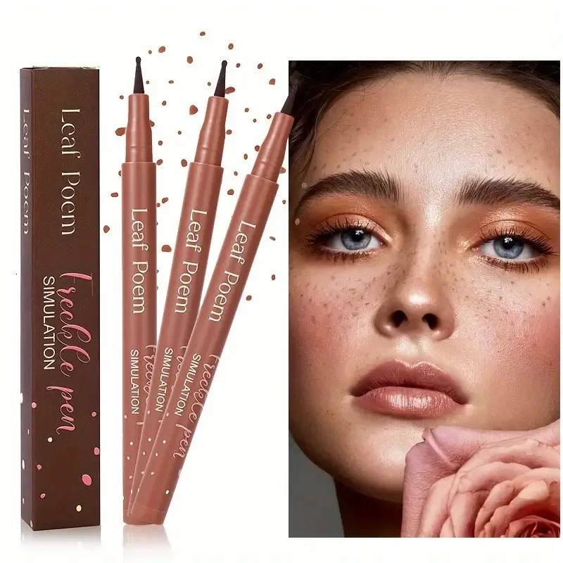 1pc Face Fake Freckles Pen Natural Waterproof Lifelike Fake Freckles Pen for Long Lasting Look Dot Spot Pen Makep Tool Cosmetic 250813
