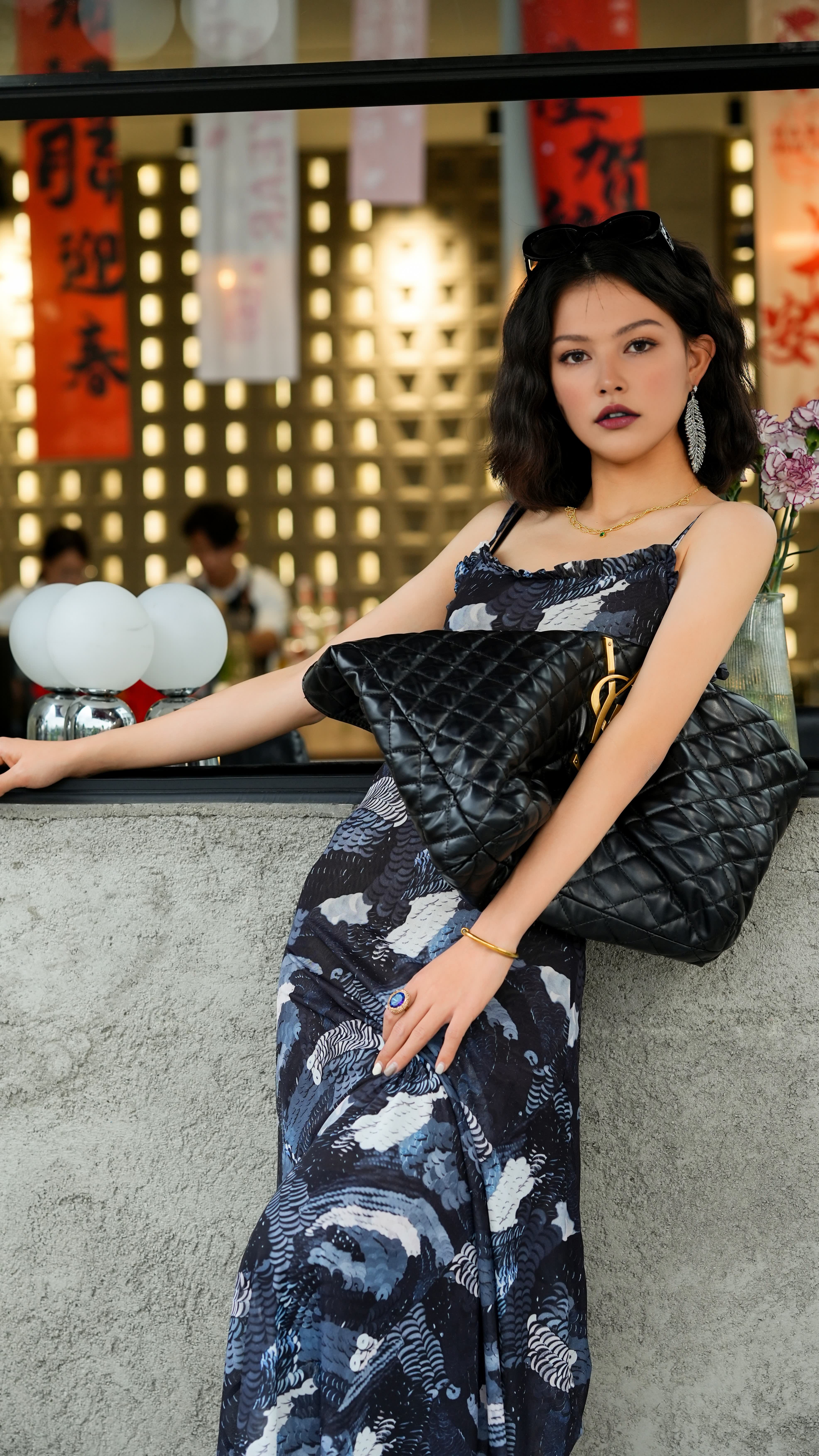 HZHJ designer dress sexy black peacock suspender slimming fashion elegant haute couture runway style for daily,business,festival,be gift for mom and g