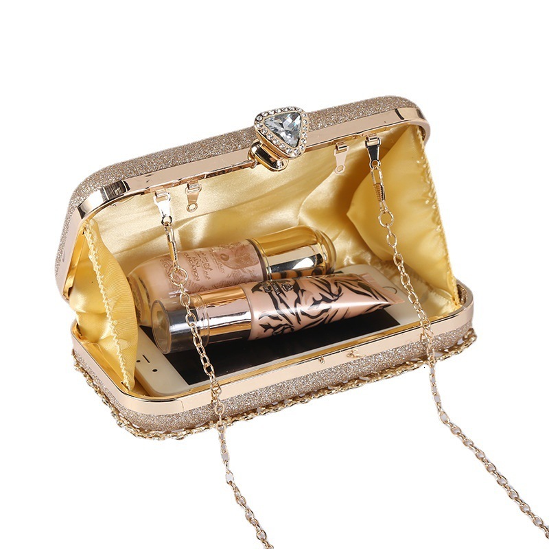 Luxury Brand Designer Bag New Evening Bag European And American Women's Handbag Diamond-Encrusted Banquet Clutch Dress Evening Bag Handbag
