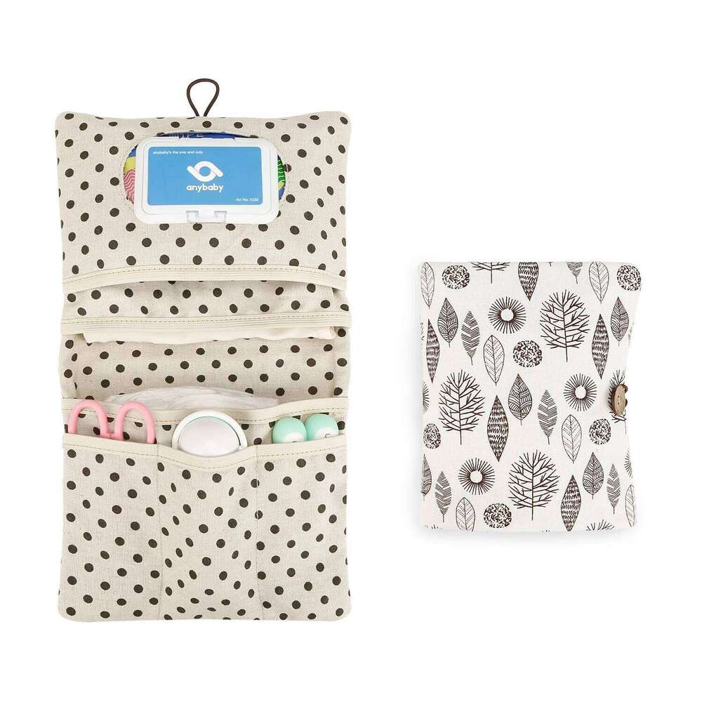 Travel Bag Compartment Organizers Holder Portable Button Diaper Container Polyester Cotton Baby Stor