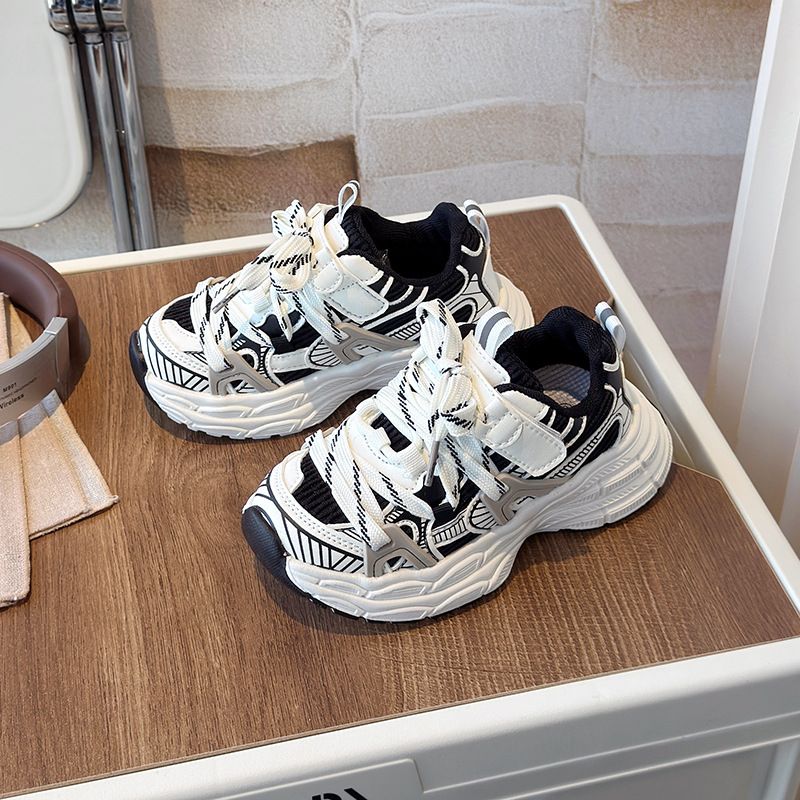 Kids Sneakers New 2025 Spring Summer Fashion Casual Sports Boys Girl Kidsnest Youth Running Trainers Toddler Mesh Shoes Size 26 - 36 K0640