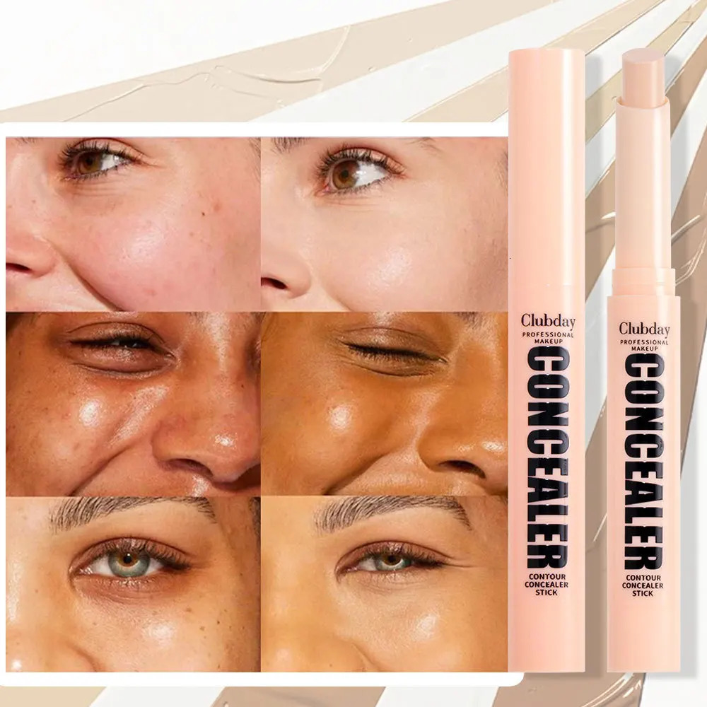 Clubday 9 color Face and Body Contouring Shadow Concealer pen Natural Three-dimensional Matte Waterproof concealer Stick 250813