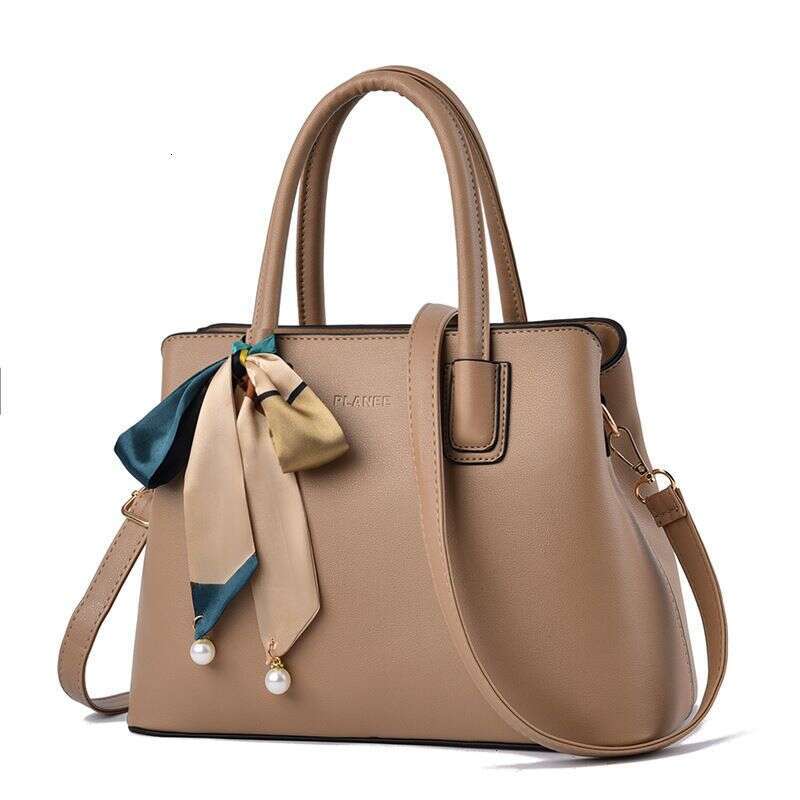 Brand Women's New Trendy Middle Age Atmosphere Handbag Mom's Square Bag