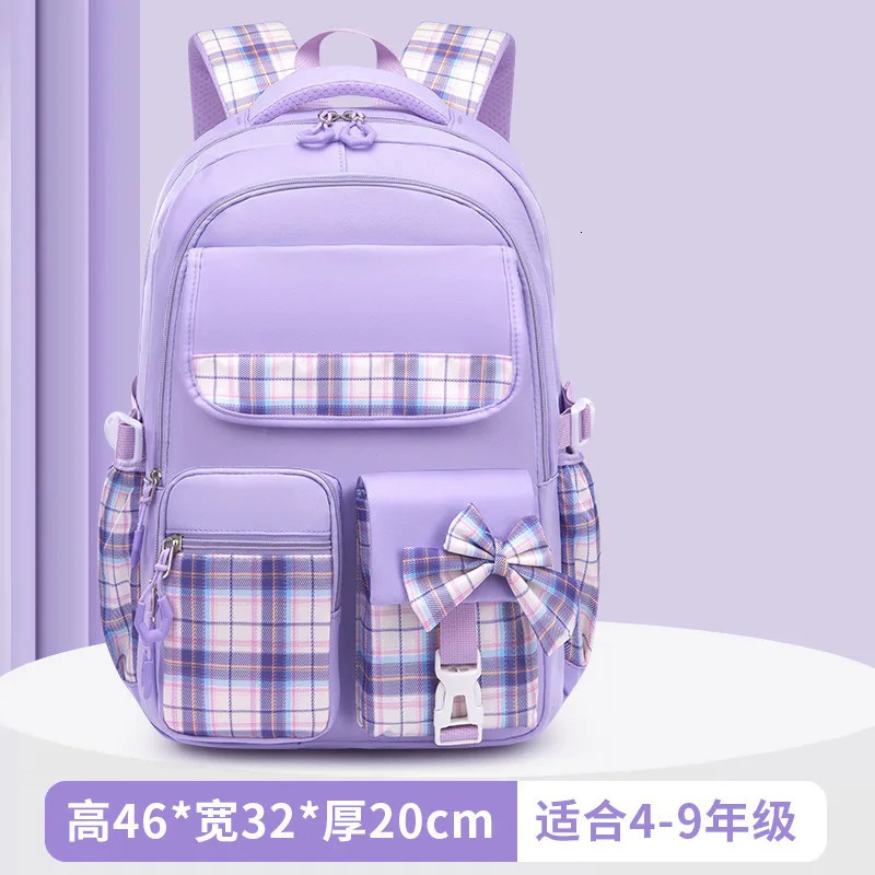 Children School Bags For Girls Kids Satchel Primary Orthopedic School Backpacks Princess Backpack Book bag 250813