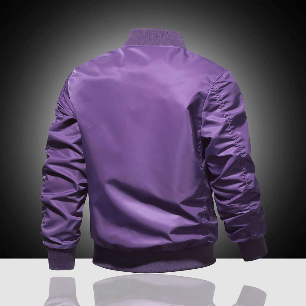 Designer Clothing 2025 Spring And Autumn New Air Force Ma1 Pilot Men's Solid Color Baseball Suit Casual Versatile Large Work Cycling Jacket