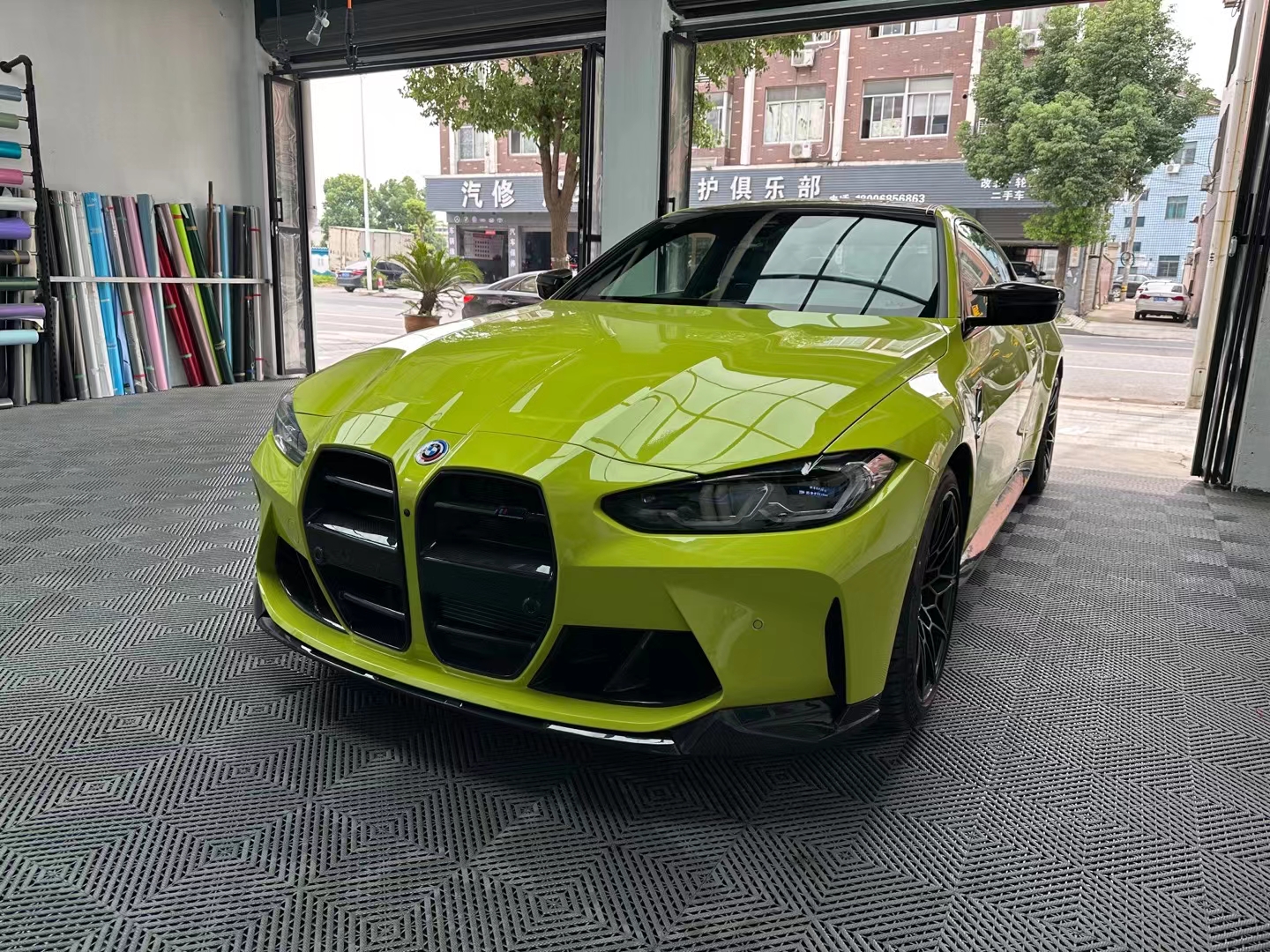 For BMW G80 G82 G83 M3 M4 MP Style Front Lip BodyKit Dry Carbon Fiber Car Bumper Spoiler Splitter Lip Exterior Parts FRP