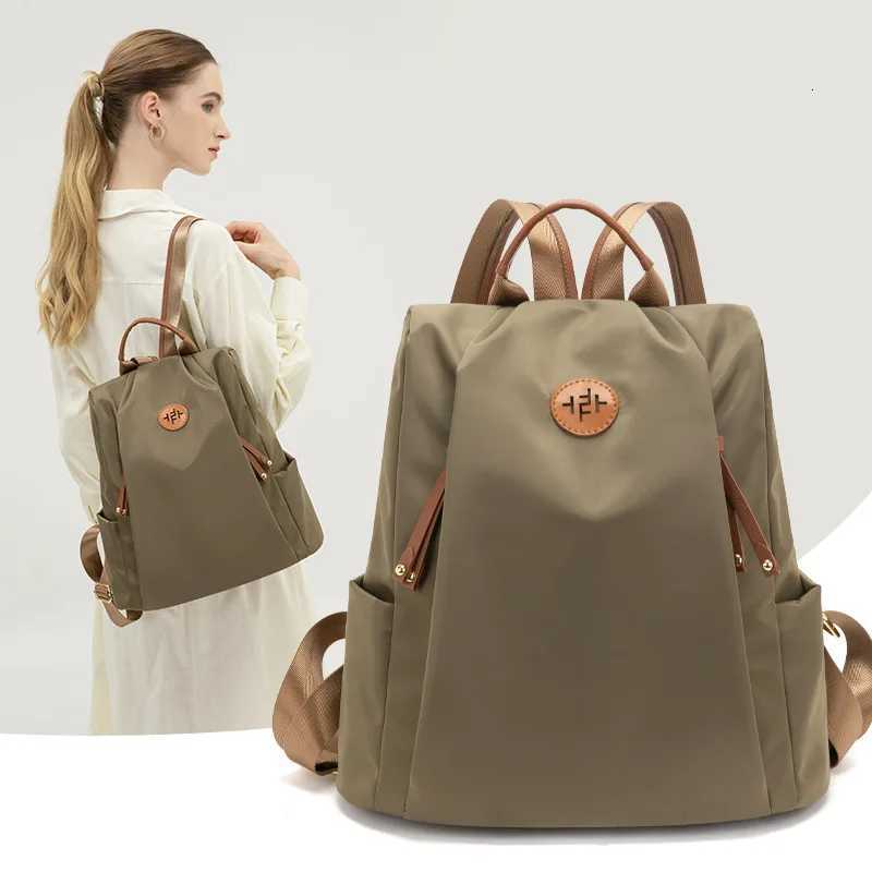 Waterproof Womens Backpack Luxury Oxford Cloth Student Back to School Bag Fashion Women Travel Backpack Girls Schoolbag 9802XJ250814