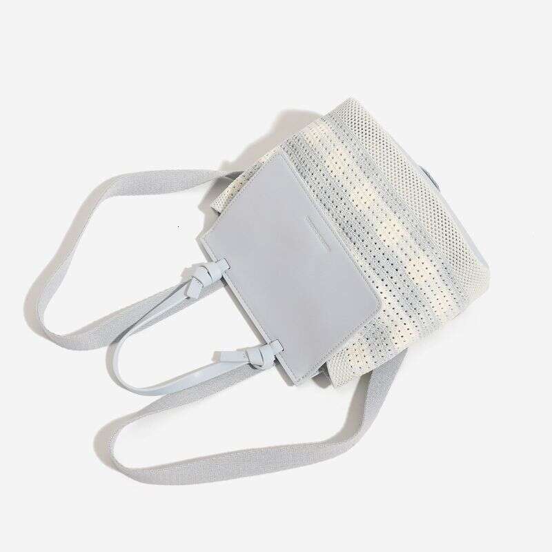 Fashion Color Block Weaving Women's Bag 2025 Summer New Commuter Small Backpack Multifunctional Handbag Leisure Hundred Simple Daily