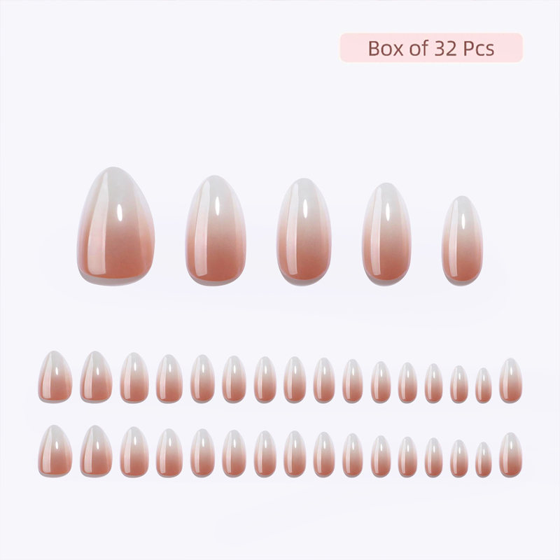 Fashionable Short-Coffin Style White French Tip Fake Nails Kit | Easy Application DIY Acrylic Gel-On Artifical Toenail Tools