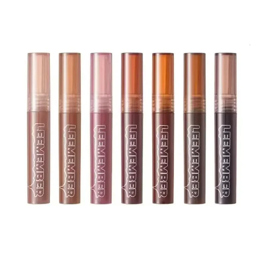 Original LEEMEMBER Lava Chocolate Lip Gloss Serie Lip Glaze Tint Liquid Lipstick Chinese Makeup Rare Cosmetics Beauty 250812