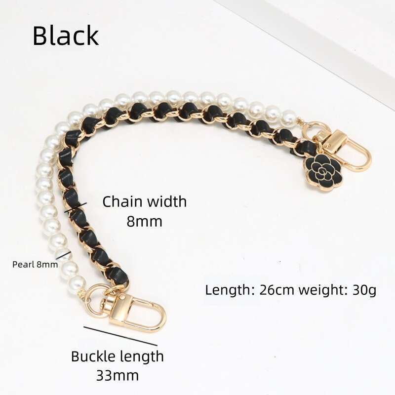 Bag Charms Designer Luxury charm for women Fashion Camellia Pearl Leather Chain Handbag Pendant men bags Accessories