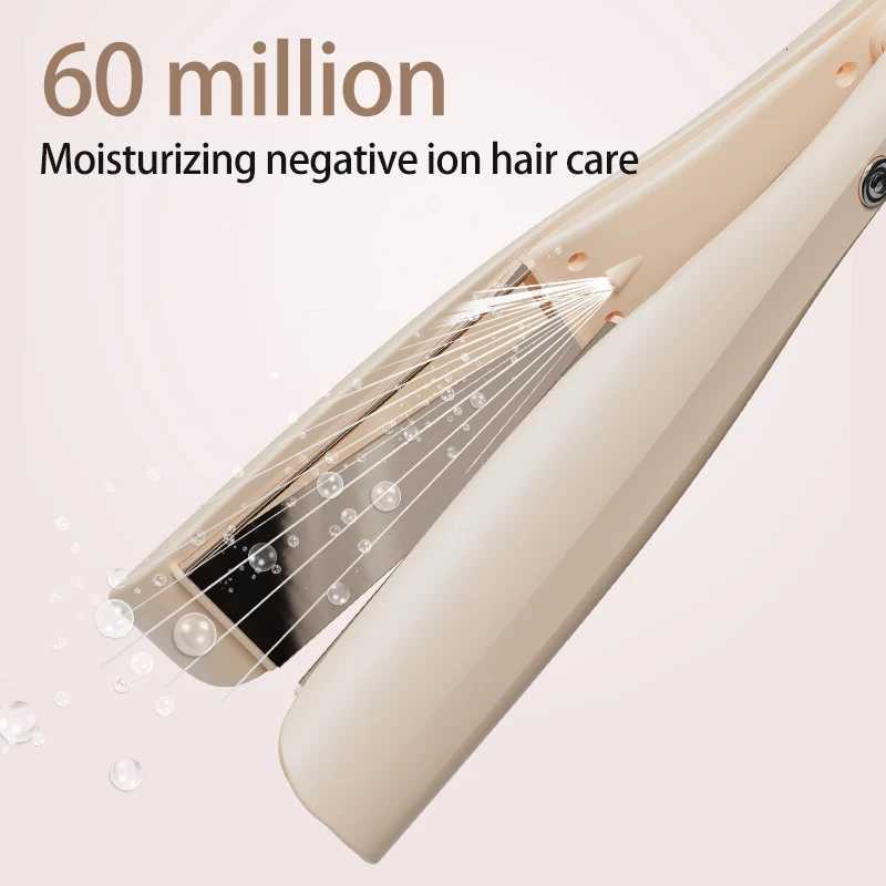 Dual Purpose Hair Straightener and Curler for Women Girls Anti Scald Fast Heating Styling Iron All Hair Types Travel Size W250814