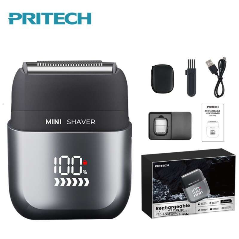 Smart Portable Mini Electric Shaver Rechargeable Micro Travel Men