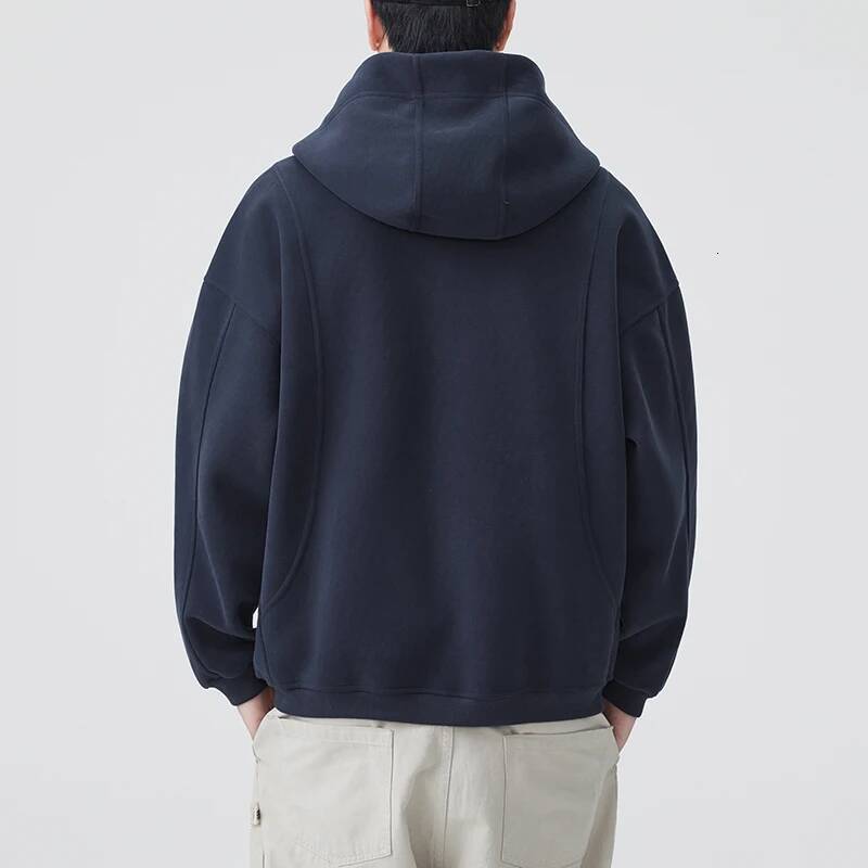 Autumn Hooded Sweatshirt Men Loose Casual Streetwear Fashion Vintage Sport Hood Sweatshirts Jacket Couple Hoodie Coat Outerwear