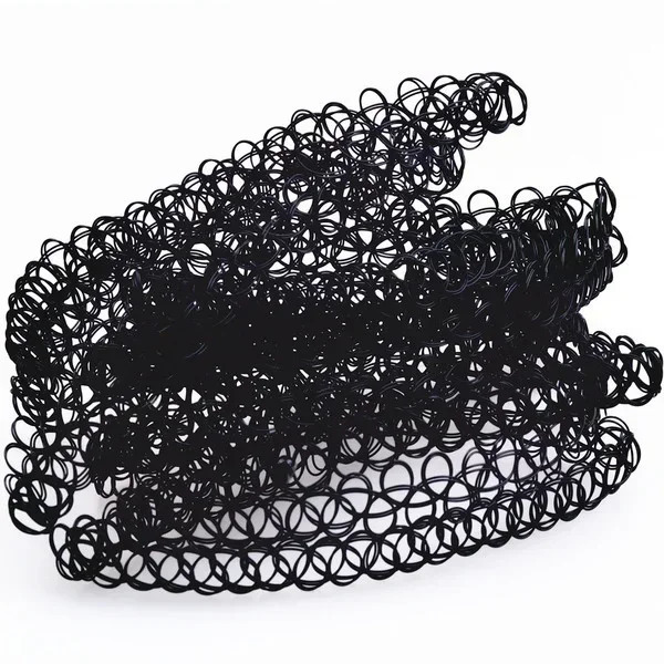 Delysia King 12 Pieces Set Gothic Punk Elastic Hollow Chocker Women Jewelry Fishline Tattoo Stretch Vintage Necklace 250811
