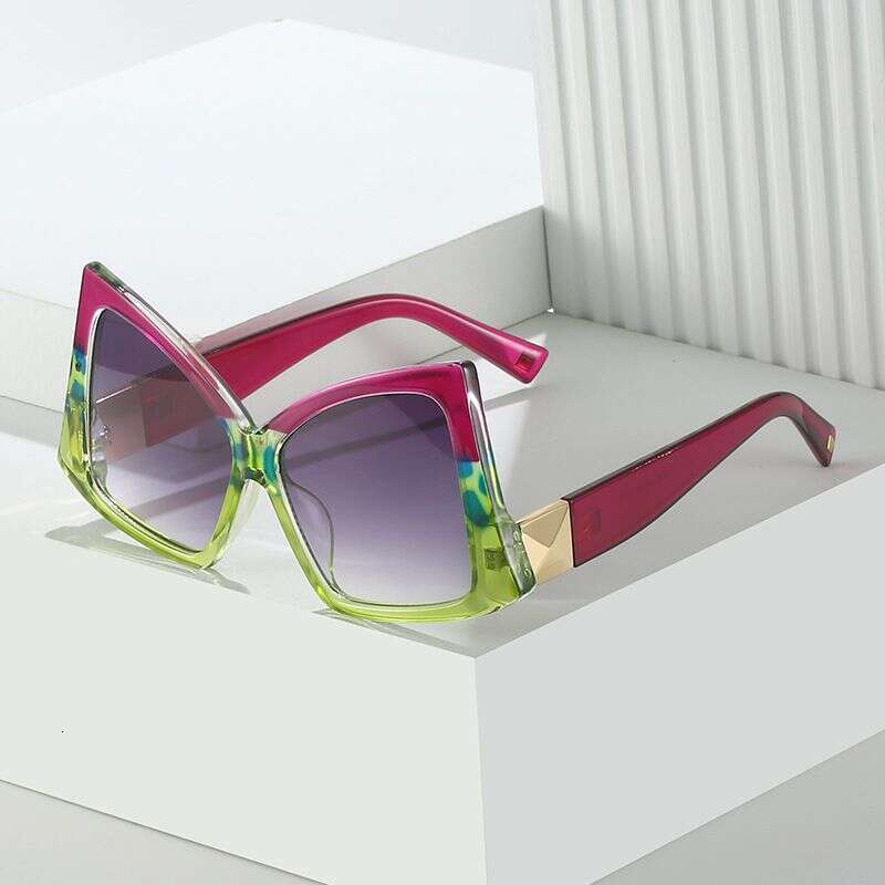 2022 New Bow Personalized Hip Hop Big Frame Funny Fashion Sunglasses