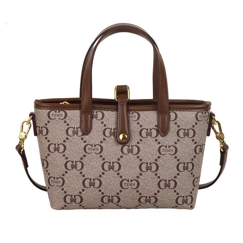 New Fashionable 2025 Elegant Large Capacity Women's Handbag Printed Commuter Shoulder Tote Bag