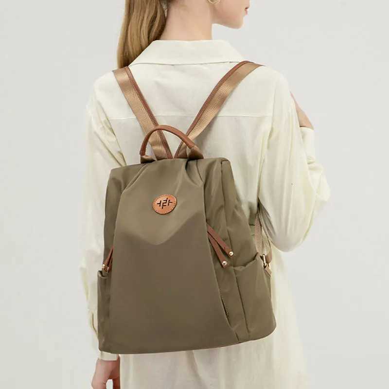 Waterproof Womens Backpack Luxury Oxford Cloth Student Back to School Bag Fashion Women Travel Backpack Girls Schoolbag 9802XJ250814