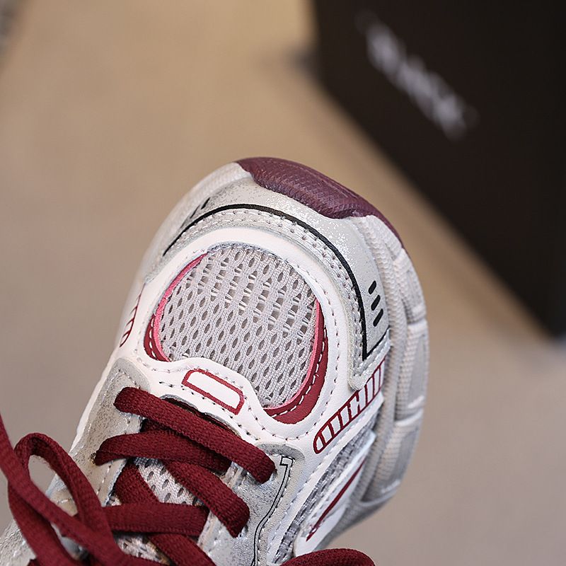 Toddler Sports Shoes Mesh Breathable Boys Girls Running Shoes Kidsnest Hook & loop 2025 New Fashion Kids Sneakers Thick Soft Sole Trendy Sizes US5.5C-