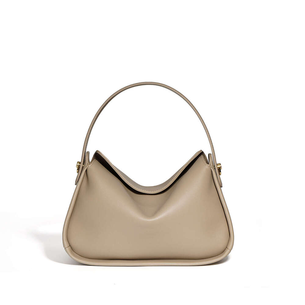 High End Cowhide Crossbody New Fashion Versatile Handbag Niche Commuter Shoulder Dumpling Bag for Women