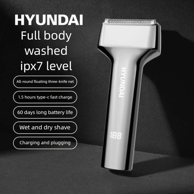 All-metal reciprocating razor electric small cannon washable men's S portable multi-function