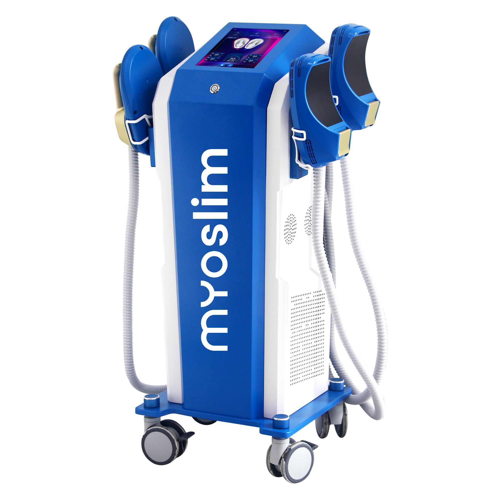 6500W RF 15T 200HZ EMS Body Shaping Machine Muscle Growth Fat Burn High-Intensity Electromagnetic Stimulator